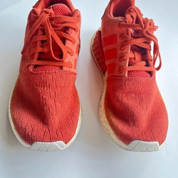 Adidas Mens Originals NMD R2 Primeknit Shoes BY9915 Burnt Orange Size 8 Athletic main image 4